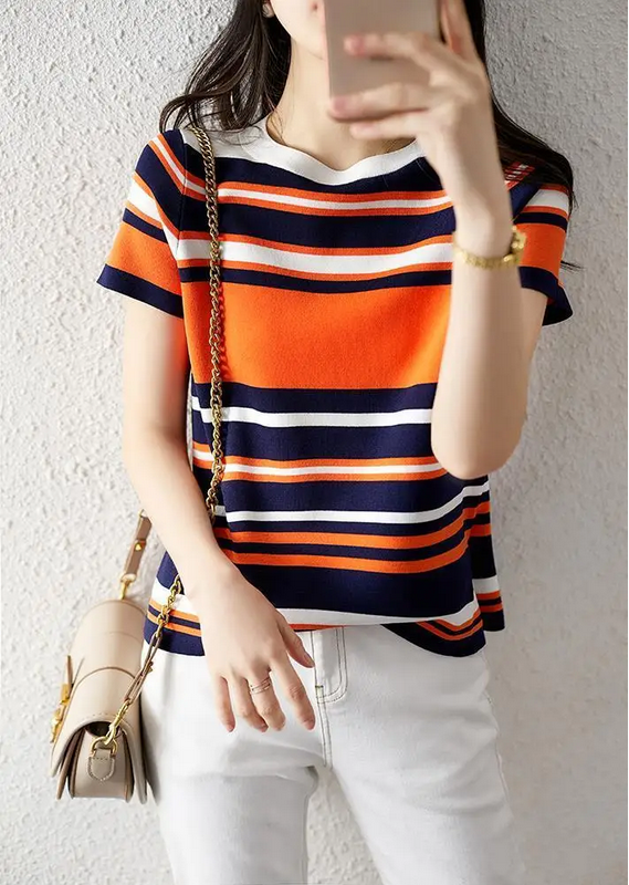 Short Sleeve Pullover Tops
